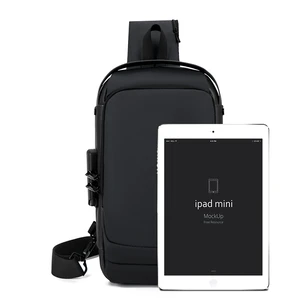 Multifunctional anti-the-mold shoulder bag, USB messenger package, Cross Body Travel chest bags, man 8 Main Sales Bag Cross Scholarship - №3