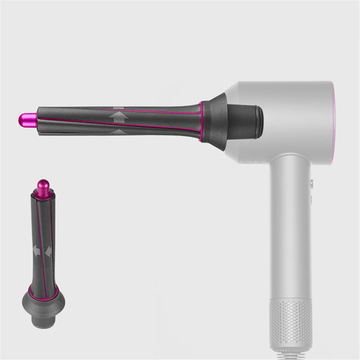 Фен для завивки волос, автоматическая насадка для завивки для Dyson, суперзвуковой фен, стайлер для волос, цилиндрическая расческа, золото