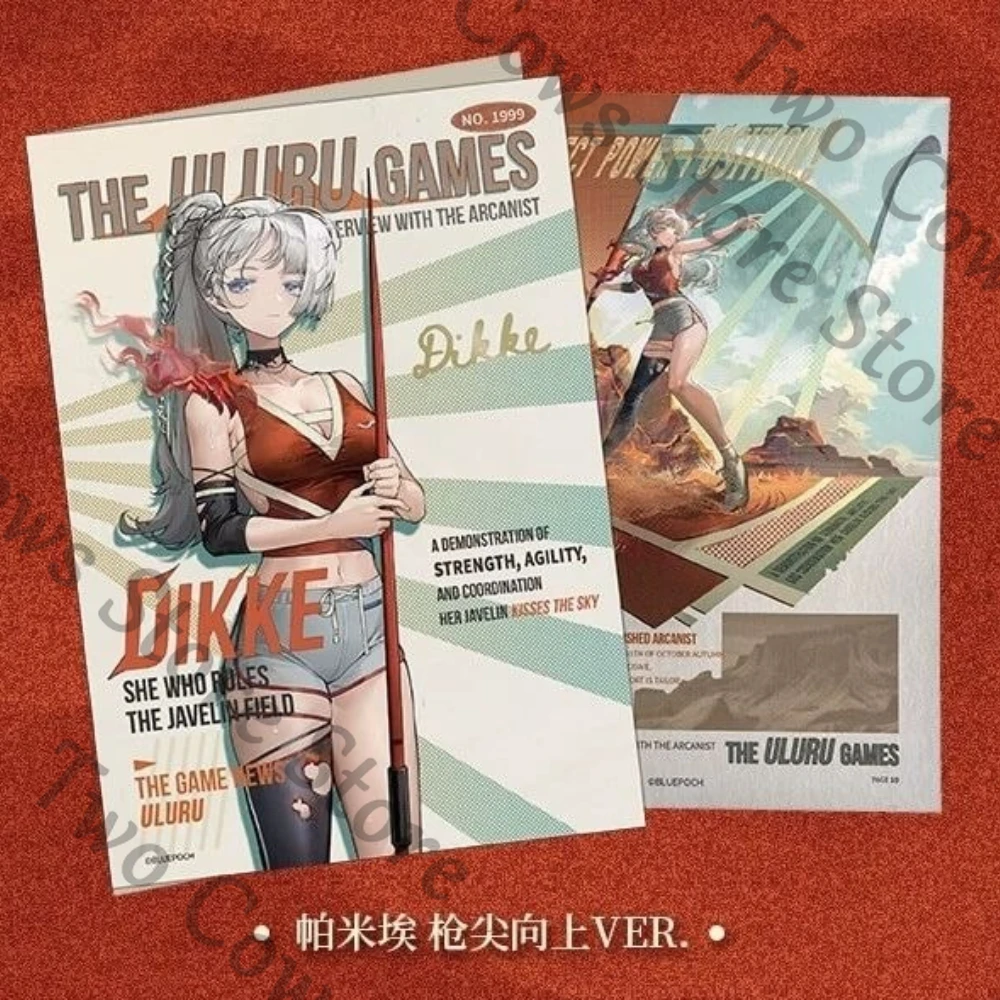 Reverse:1999 Flutterpage Satsuki Charlie Revista Oficial de Personajes de Cómics, Edición de Coleccionista con Detalles Dorados, Ambitus
