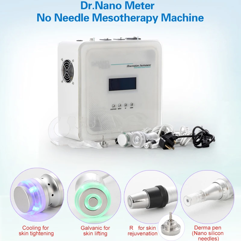 Facial Skin Care Meso Machine Cold Hammer R Frequency Cryo Therapy Dermapen Microneedling System EMS Face Lifting Anti Aging