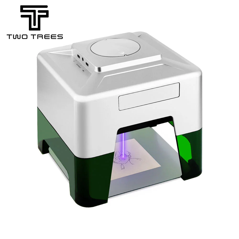 TWOTREES Mini Laser Engraving Machine DIY Engraver Desktop Laser Wood Router/Cutter/3d Printer+Laser