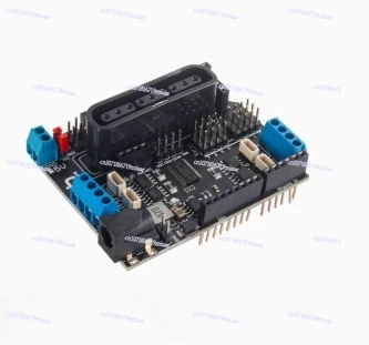 

Shield Board 6-12V with 4 Channels Motors and 8 Channels Servos for ESP32 PS2 Joystick RC for Arduino Robot Car or Robot Arm