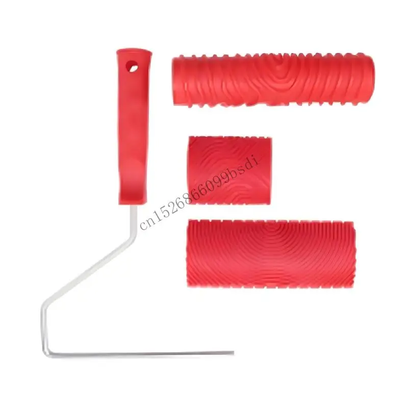 

11UA Professional Rubber Grains Roller Creates Authentic Pattern Wall Painting Tool For Artistic Wall Finishes