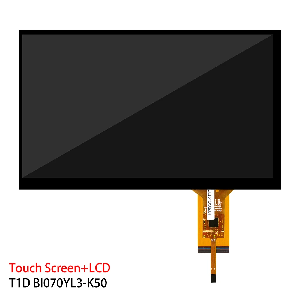 Produttori touch screen capacitivo da 7 pollici 1024*600 pannello LCD TFT modulo LCD per auto BI070YL3-K50 per Automotive