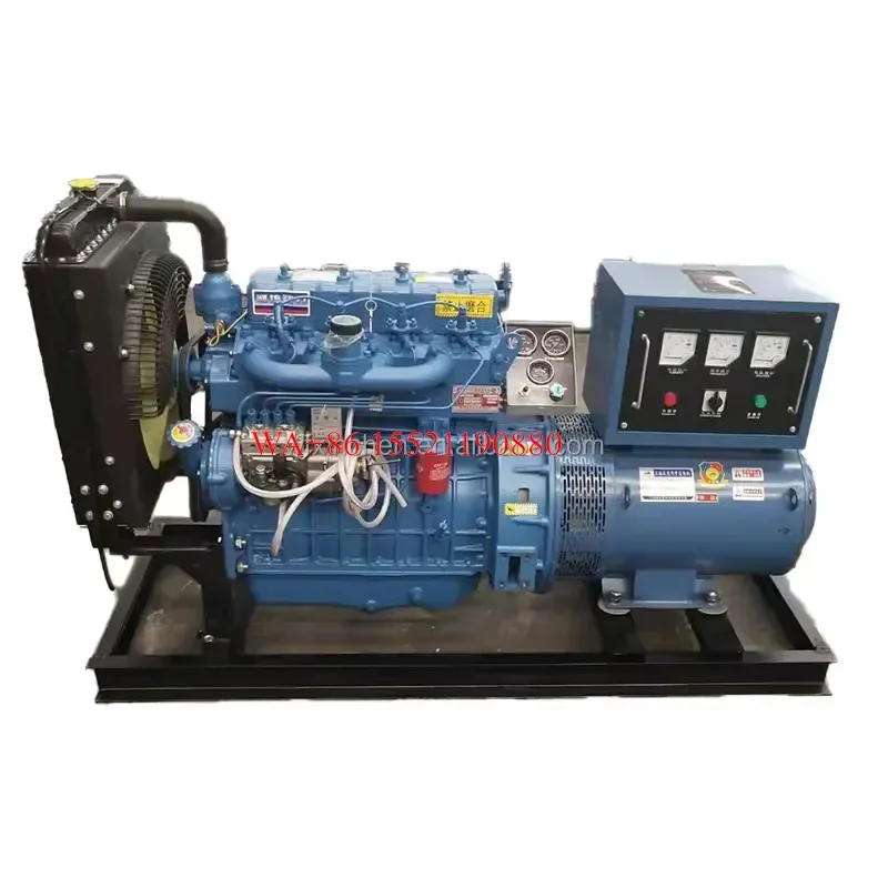 WMWMNU High Quality 30KVA Open Frame Backup Diesel Generator Set 400V ATS Option Featuring for Weichai Yuchai Shangchai