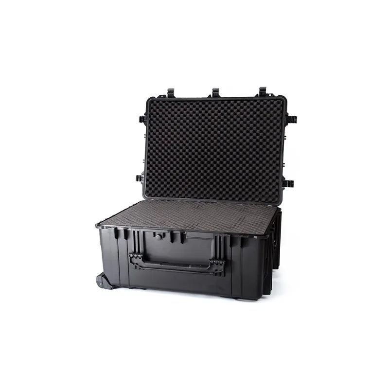 Hard Plastic Trolley Case, Carrying Equipment Tool Box with Wheels, Waterproof