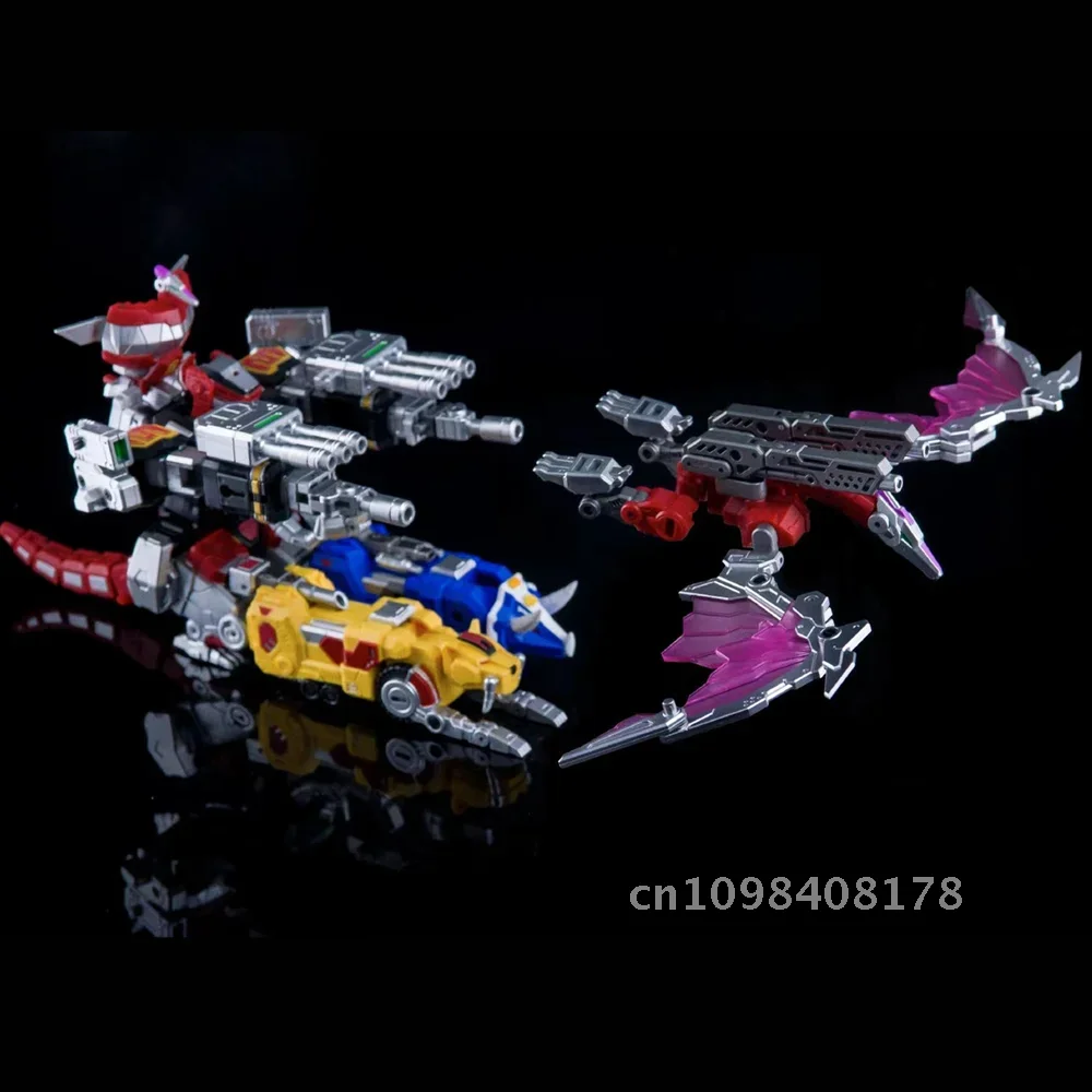 [EN STOCK otra vez] MICRO COSMOS de transformación de la suerte MC03 MC-03 MC-03B Dragon César Mighty Morphin Power TEAM figura de Anime