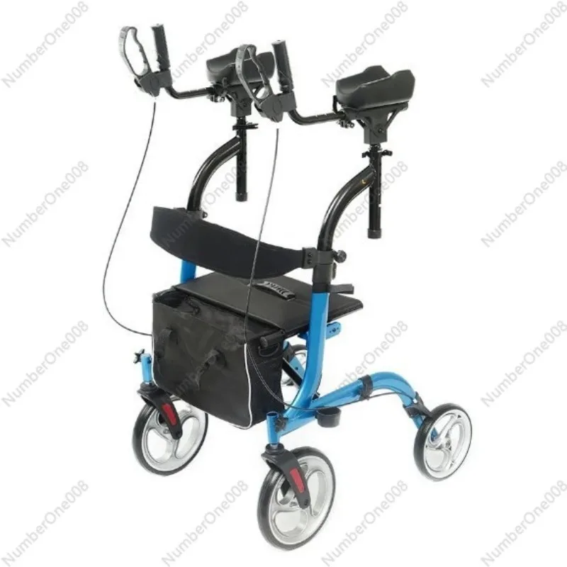 

Самокат для пожилых людей, чтобы помочь ходьбе, покупок для овощей, тележка для пожилых людей может сидеть, складывающиеся покупки, чтобы помочь ходьбе