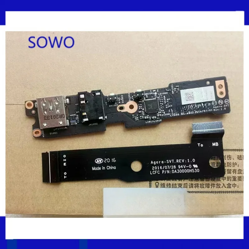 for Lenovo YOGA 910-13IKB 5 Pro Switch board NS-A902 Audio board USB interface board Original