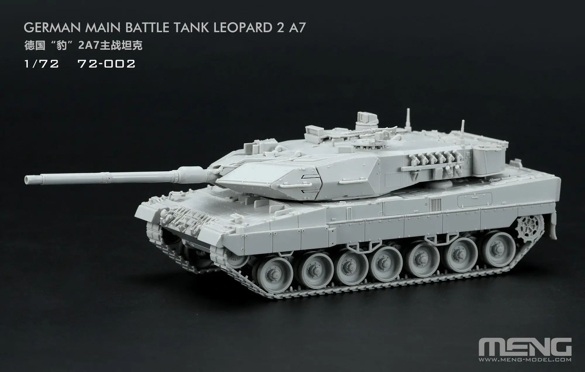 Mạnh 72-002 1/72 Quy Mô Đức Chiến Trận Chính TANNK LEOPARD 2 A7 Bộ Mô Hình