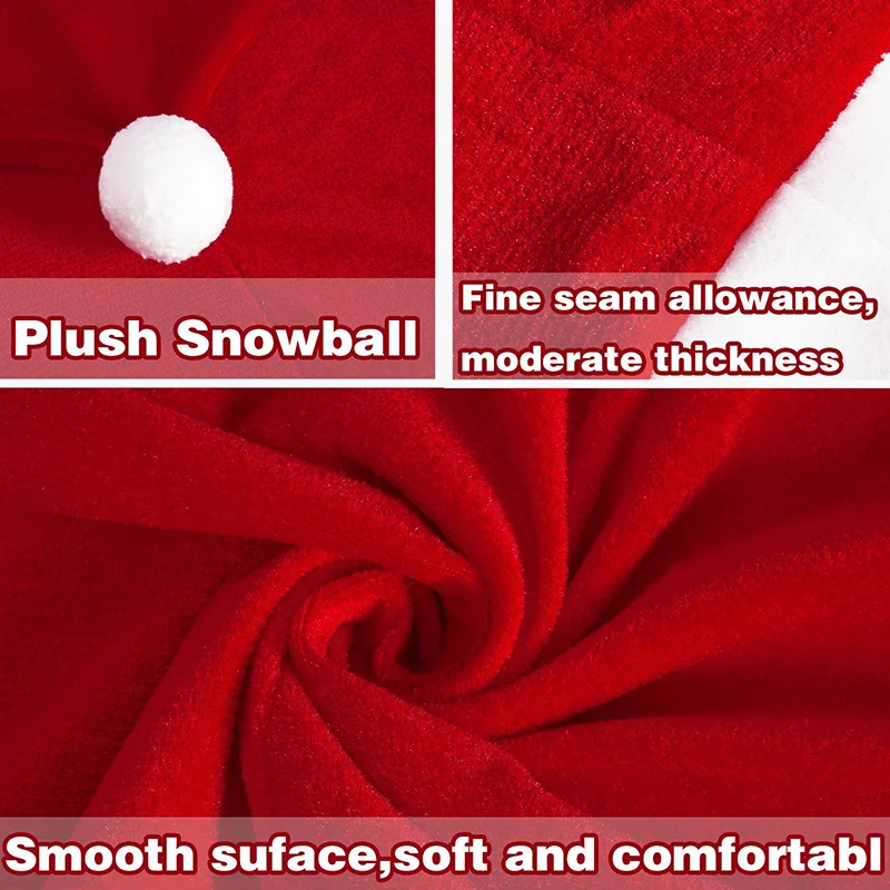 1/2/4/6 Daily Home Christmas Decorations, Snowman Santa Claus reindeer chair cover, 60cm x 50cm