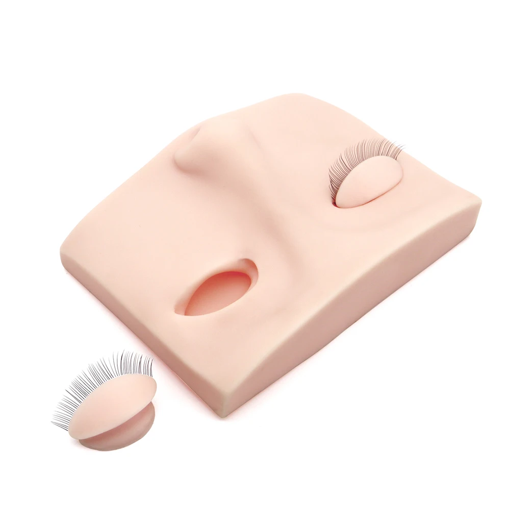 Makeup Accessories Mannequin Head For Eyelash Extension With Practice Silicone Removable Replacement Cosmetic Model Supplies