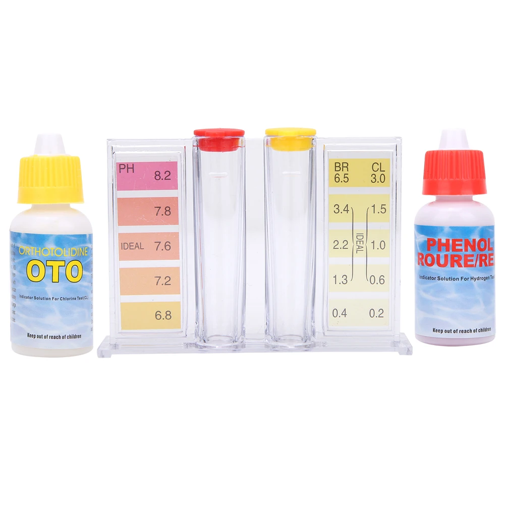PH-Chlor-Wasserqualitätstestkit Schwimmbad-Tester Wassertestbox Wasserqualitätstestkit – Detail 2