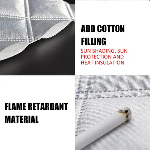 Imagen 2 del producto Cubiertas de parabrisas delantero para coche, Protector contra el polvo, antinieve, escarcha, para invierno, 1 piezas