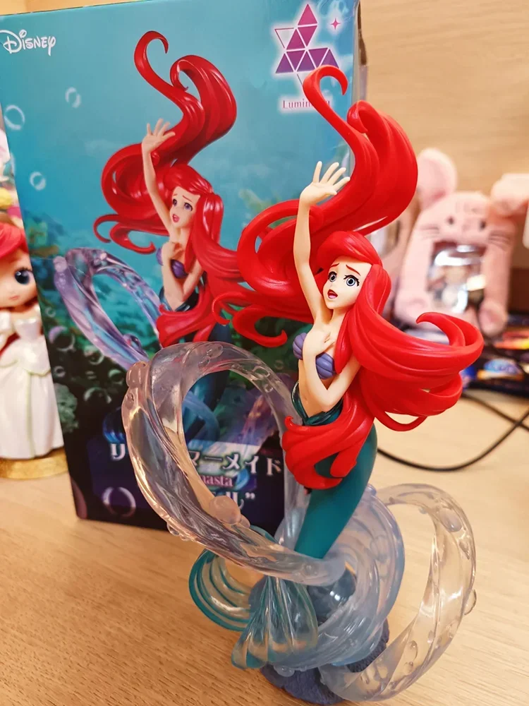 Disney 21cm Pvc Sega  The Little Mermaid Ariel Anime Figure Model Doll Collectible Toys Desktop Decorations Surprise Gift