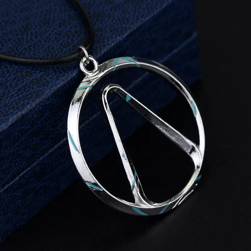 Game Borderlands Necklace Rope Chain Jewelry Hollow Round Pendant Necklace Men Metal Coalar Gifts