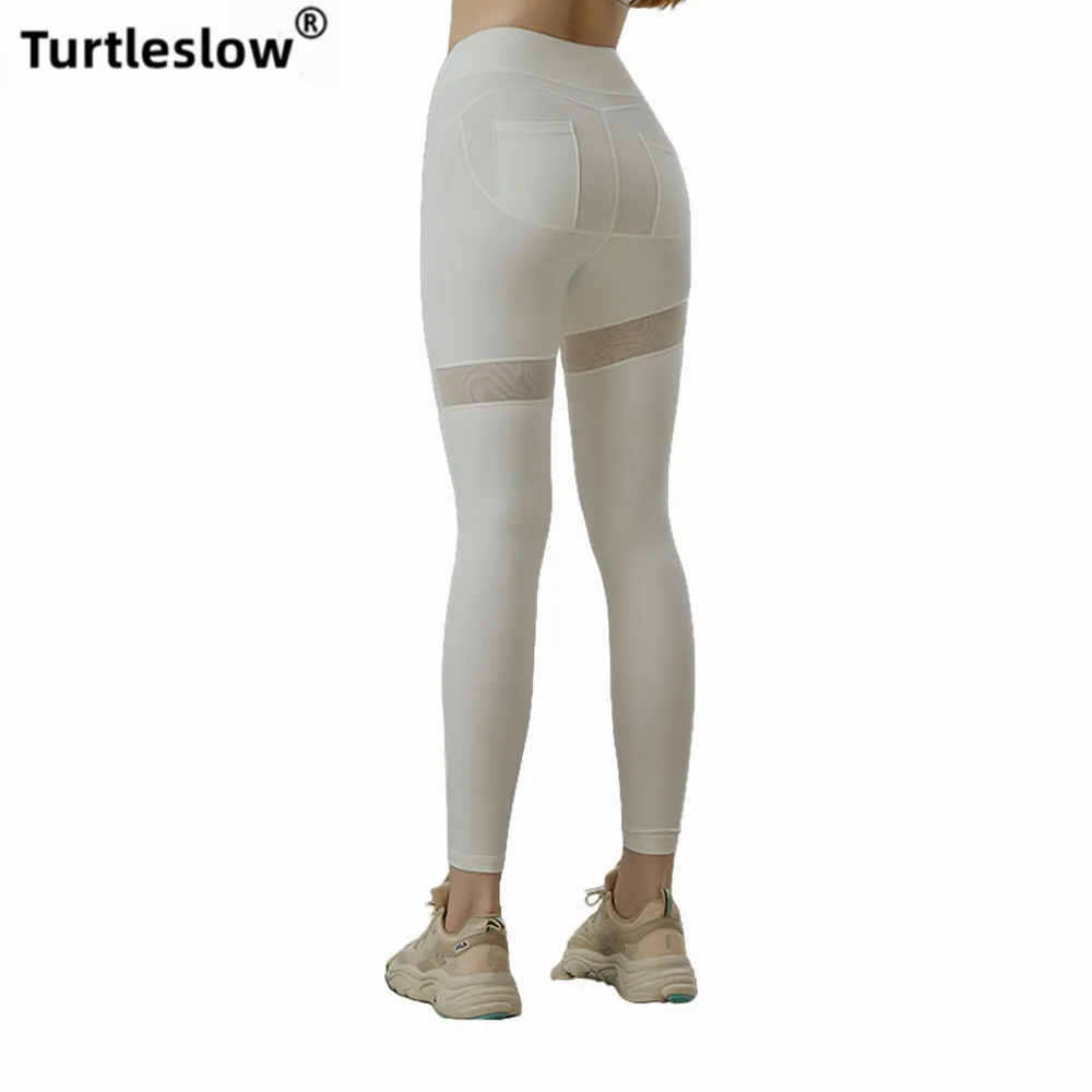 

Mesh Splicing Hip Lifting Professional High Waist High Elastic Women's Yoga Full Pants Tight Slimming Quick-Dry Fitness Pants