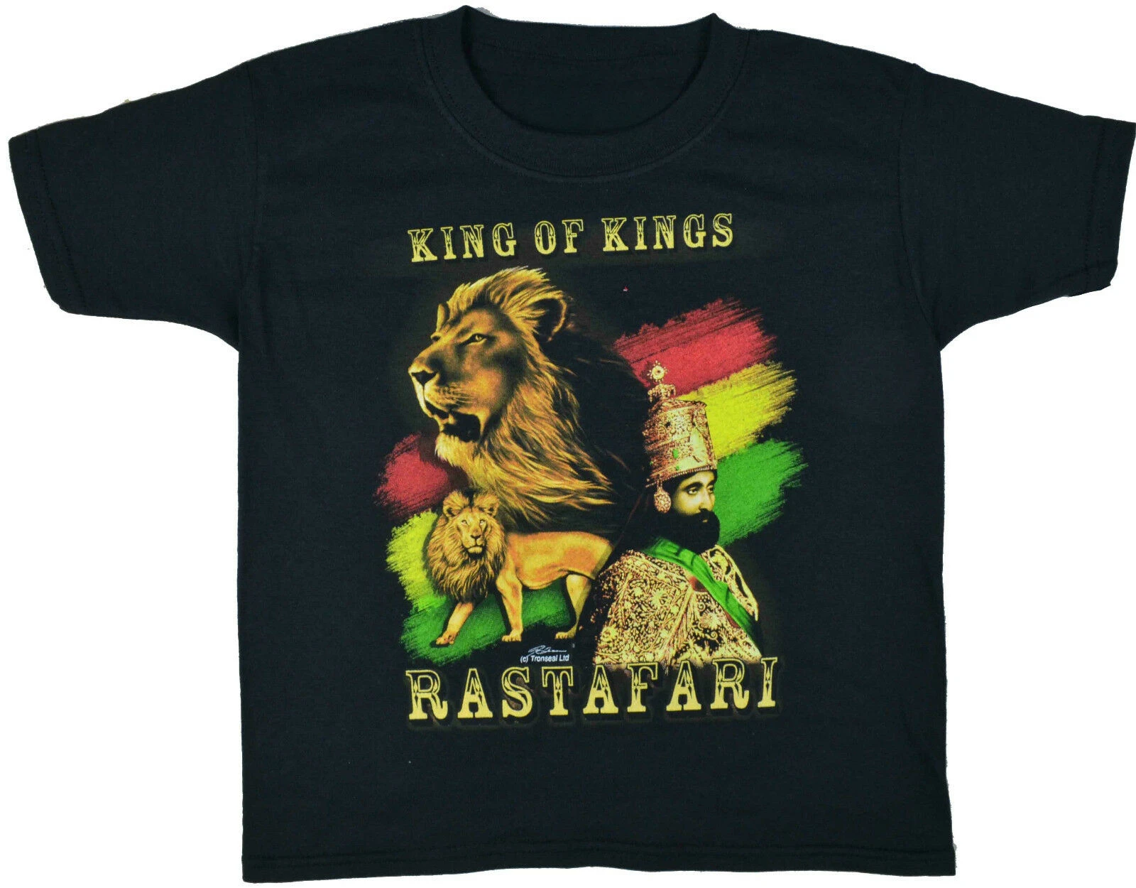 Cheavyweight streetwear King of Kings Rasta Jamaica Reggae Rastafari Summer Cotton O-Neck Short Sleeve Mens T Shirt New S-5XL