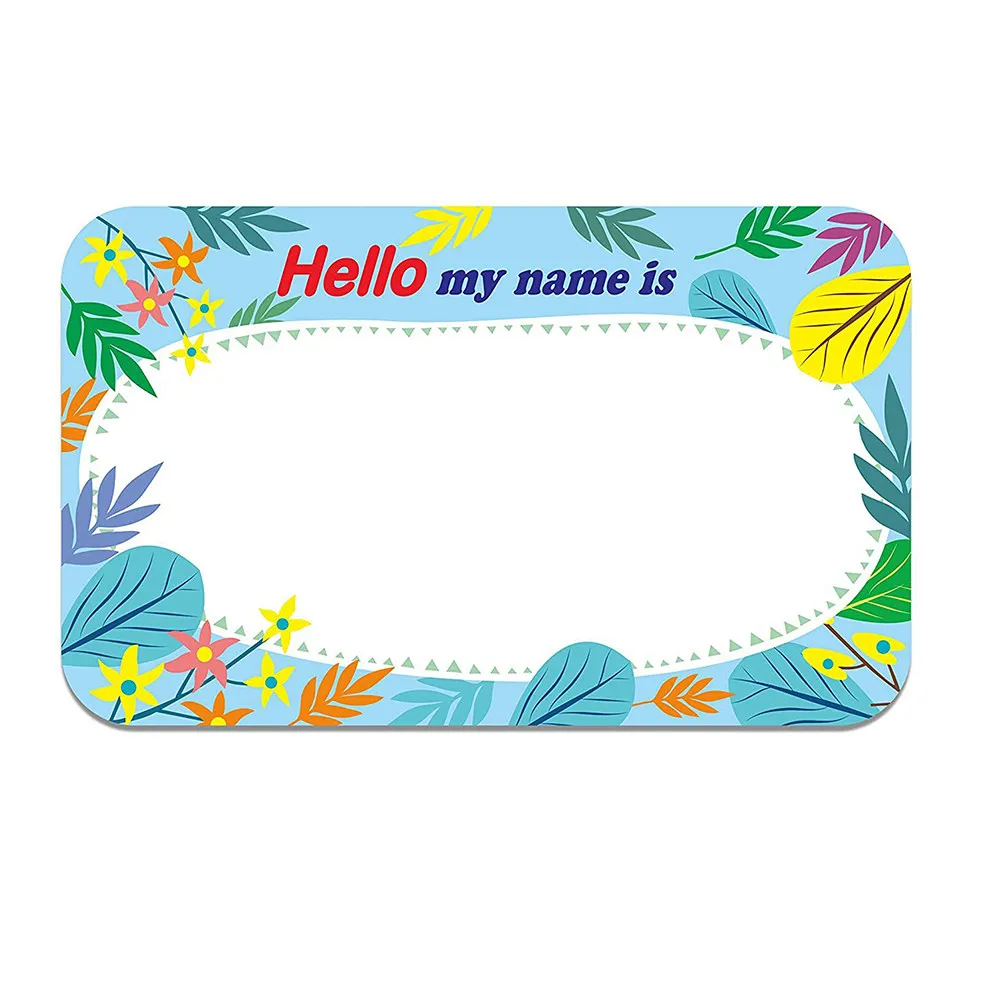 

1 Roll Writable Name Tag Sticker Labels Self Adhesive Sorting Tags for Home Office School Organization Colorful Blank Label