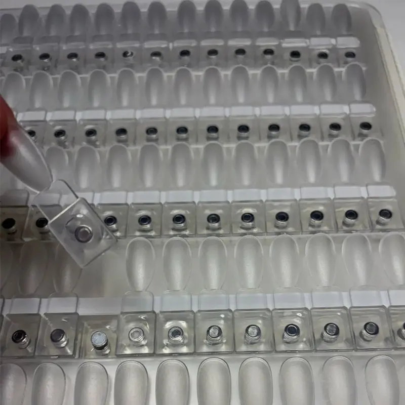 

Магнитный наконечник для дизайна ногтей, книга образцов, гель-лак для ногтей, тестирование маникюра, цветовая диаграмма для хранения, разделительный дизайн, акриловая подставка