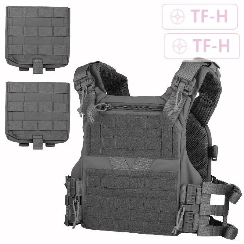 Tactical Vest Molle 3.0 Shoulder Abdomen Quick Release Buckle Adjustable Breathable Side Plate Pouch