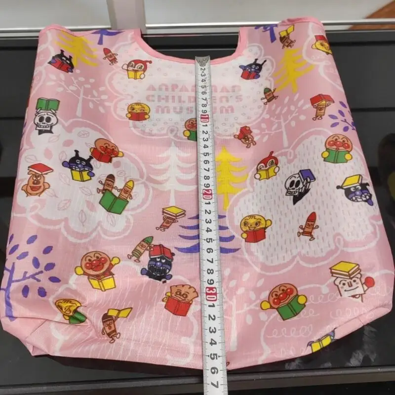 Japanese Anime Anpanman Portable Foldable Handbag Waterproof High-Capacity Supermarket Eco-Friendly Shopping Bags Holiday Gifts view 4