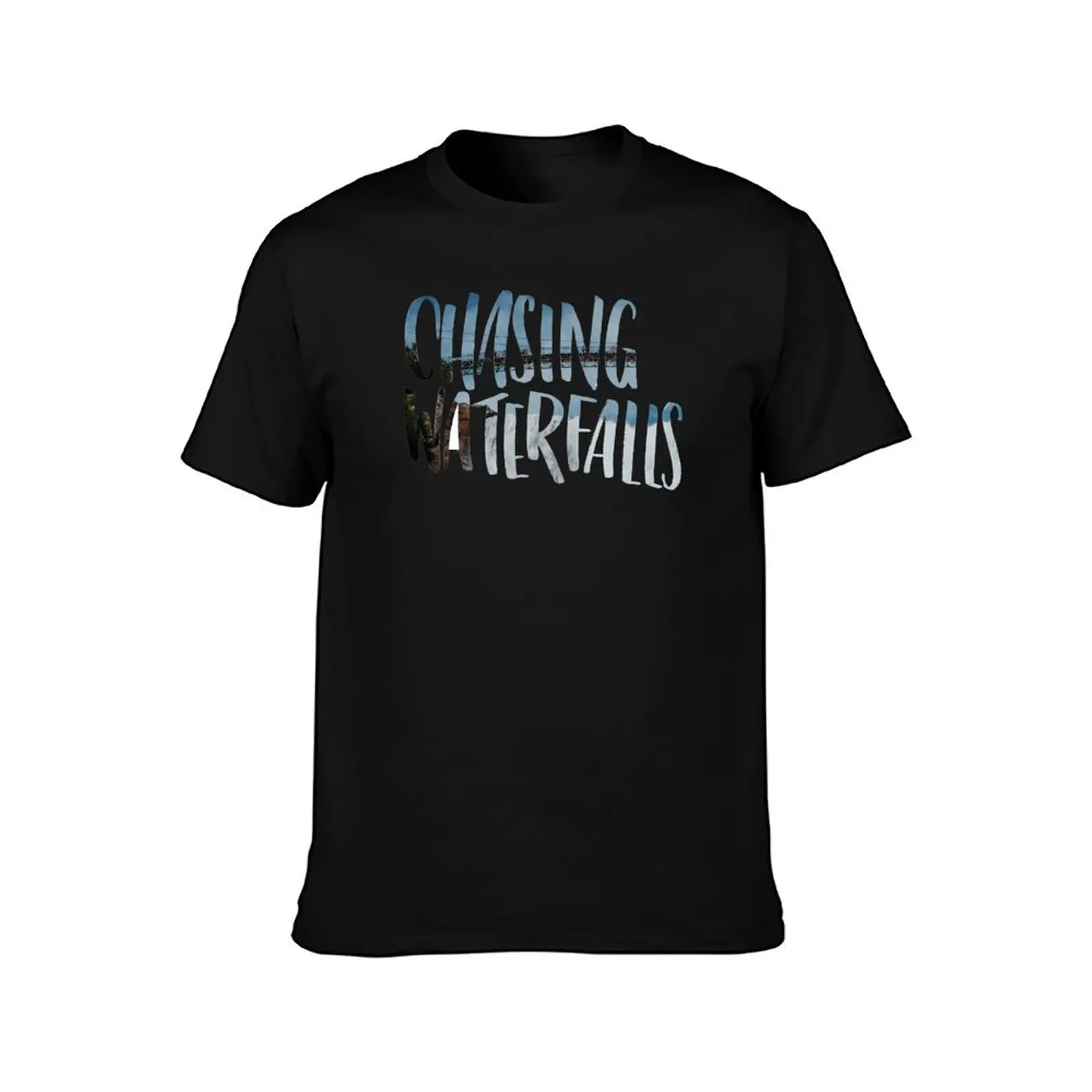 Chasing Waterfalls T-Shirt t shirts for man pack cotton T-Shirt