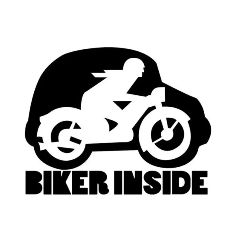 Bicycle rider design home decoration car window bumper motorcycle helmet decoration vinyl sticker