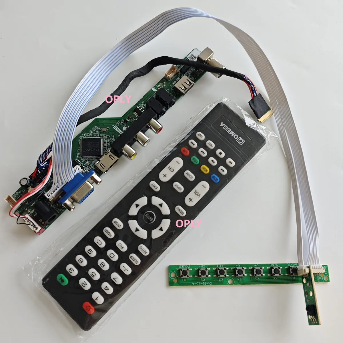 HDMI-compatible TV Controller board kit for B140XTN02 B140XTN03 B140XTN02.3 1366x768 14