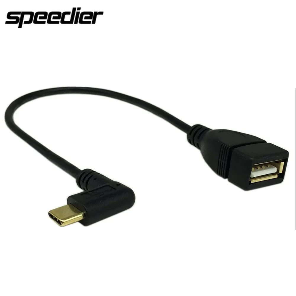 

25cm Gold-Plated OTG Type-C Up/down Right/Left Bend USB 2.0 Bus Mobile Phone Connection U Disk Applicable To LeTV/Xiaomi 5