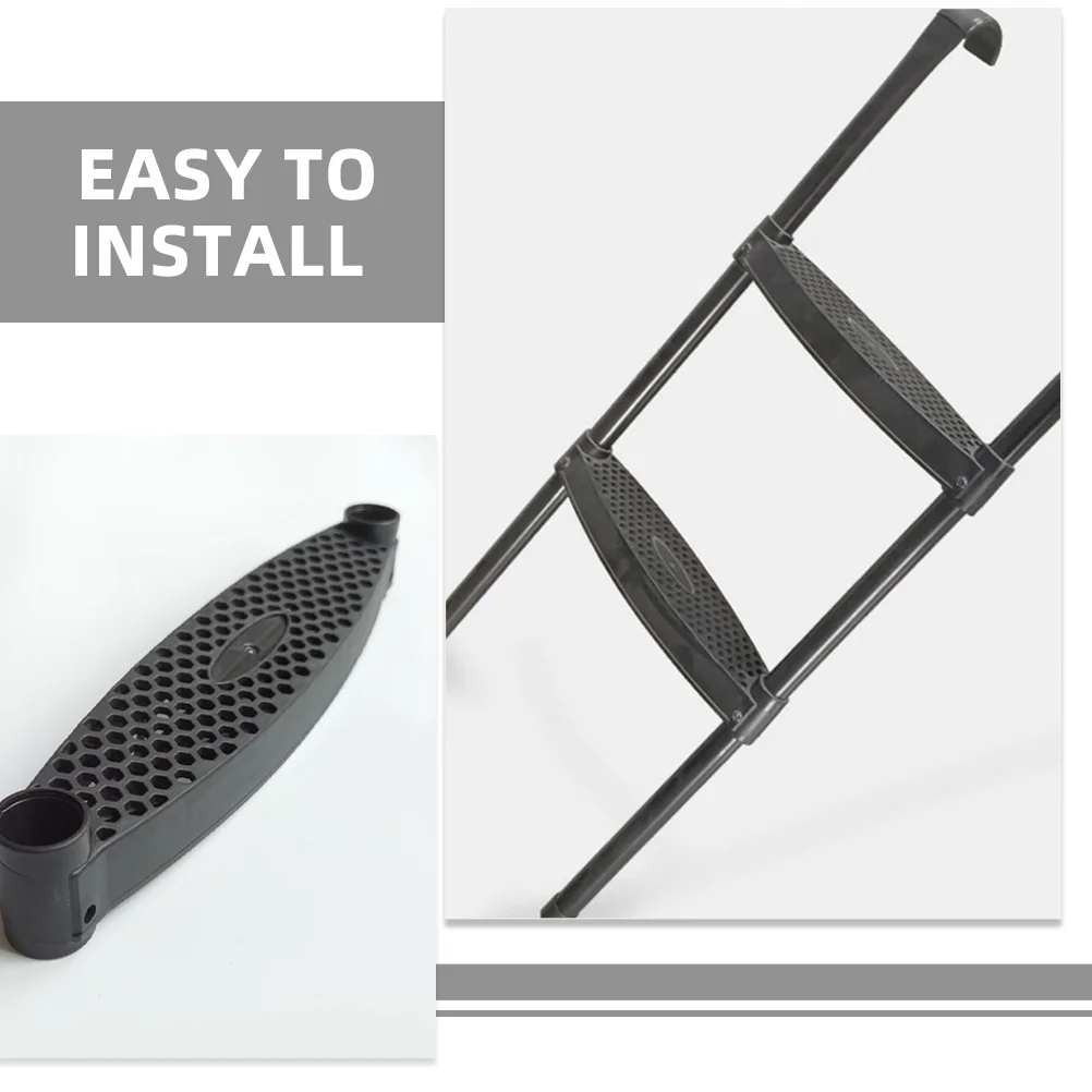 2 Stuks Plastic Ladder Pads Anti Slip Vervanging Covers voor Trampoline Stapelbed Hoogslaper Accessoires