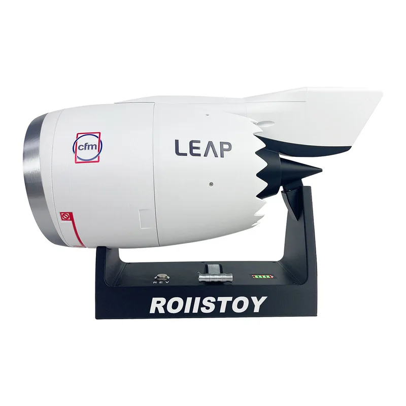 Air China C919 Turbofan-Motormodell, elektrisch angetrieben, mit drehenden Klingen und Ton, individuelles Desktop-Geschenk für die Luftfahrt