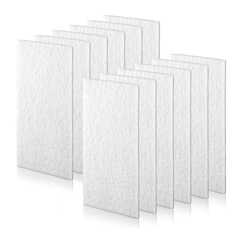 -A95Z 10 Pcs Pre Filter Cotton Replacement 14.4'' X 6.9'' Filter Refills Accessories For Soldering Fume Extractor