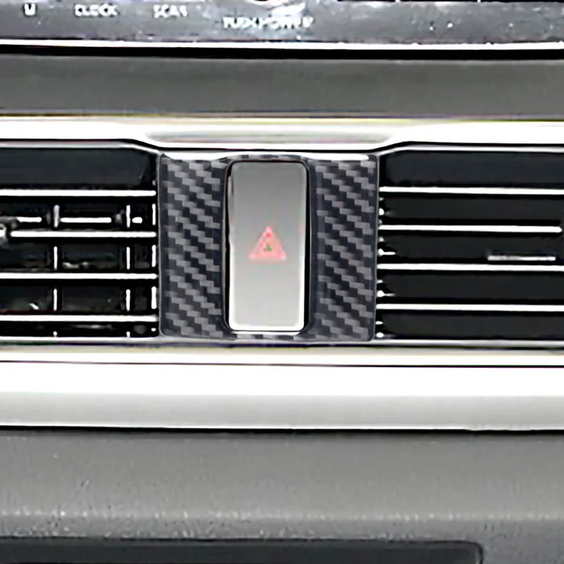 

Suitable for Mazda 3 Angsela interior modified real carbon fiber warning light double flash decorative auto parts