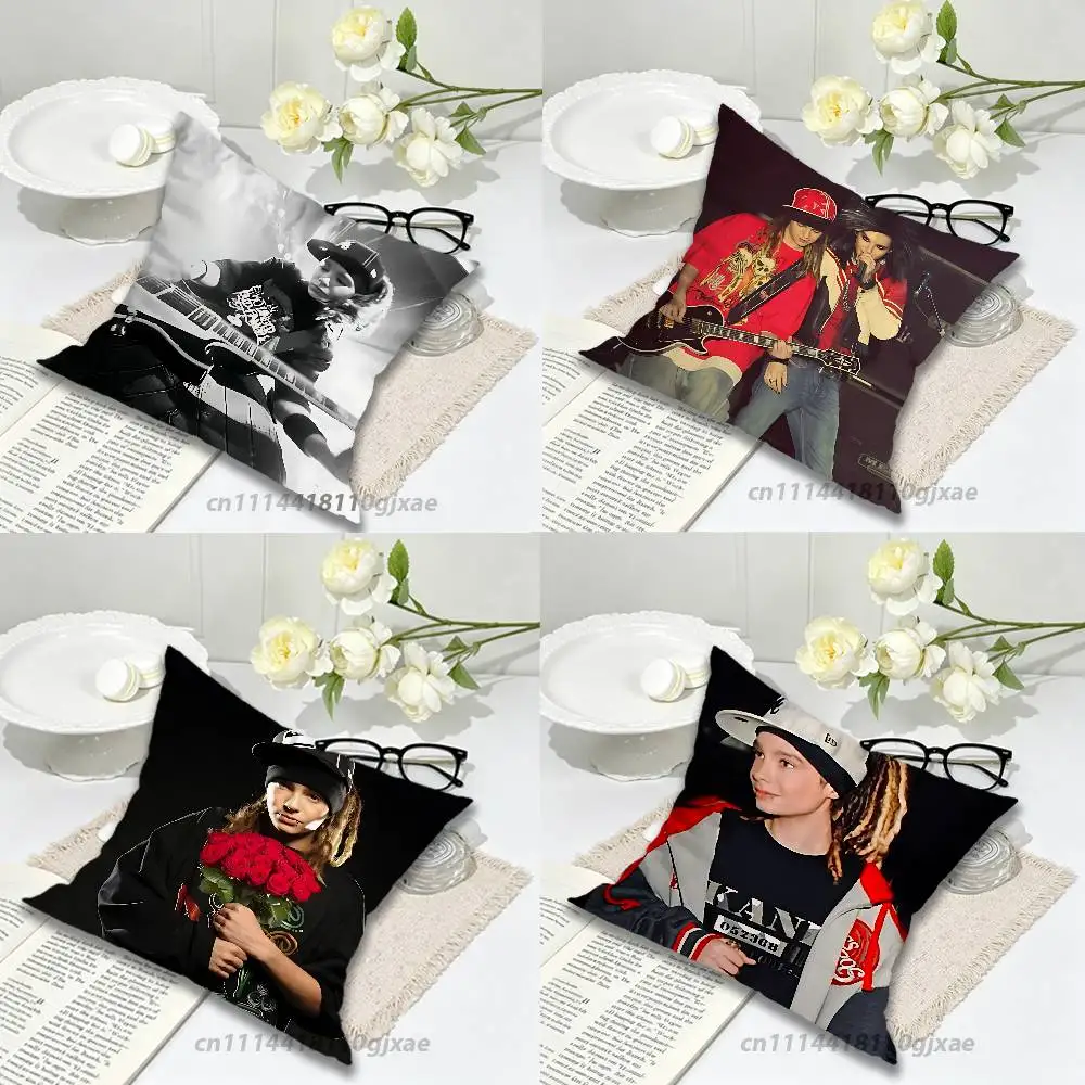 Tom Bill K-Kaulitz Pillow Case Living Room Sofa Cushion Cover Suitable For Home Bedroom Room Decoration