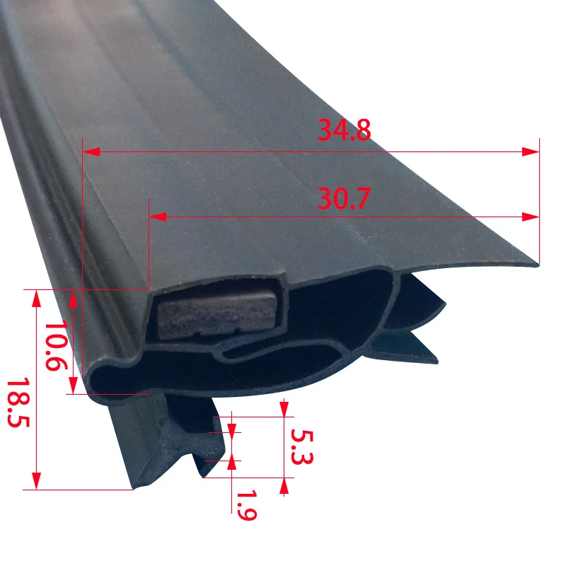 118 Upright Freezer Door Seal Magnetic Rubber Gasket Universal Replacement Leak Proof Cold Retention