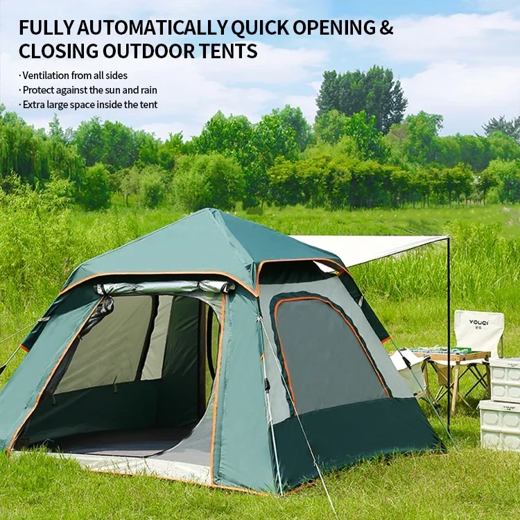 Outdoor Camping and mountaineering equipment Mini Kids Green Waterproof Tent