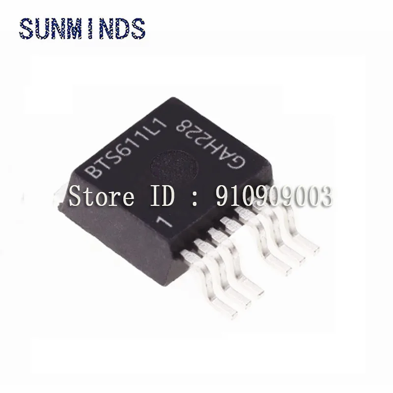 10pcs/lot new BTS611L1 BTS611 TO263-7 Dual high-end power switch triode