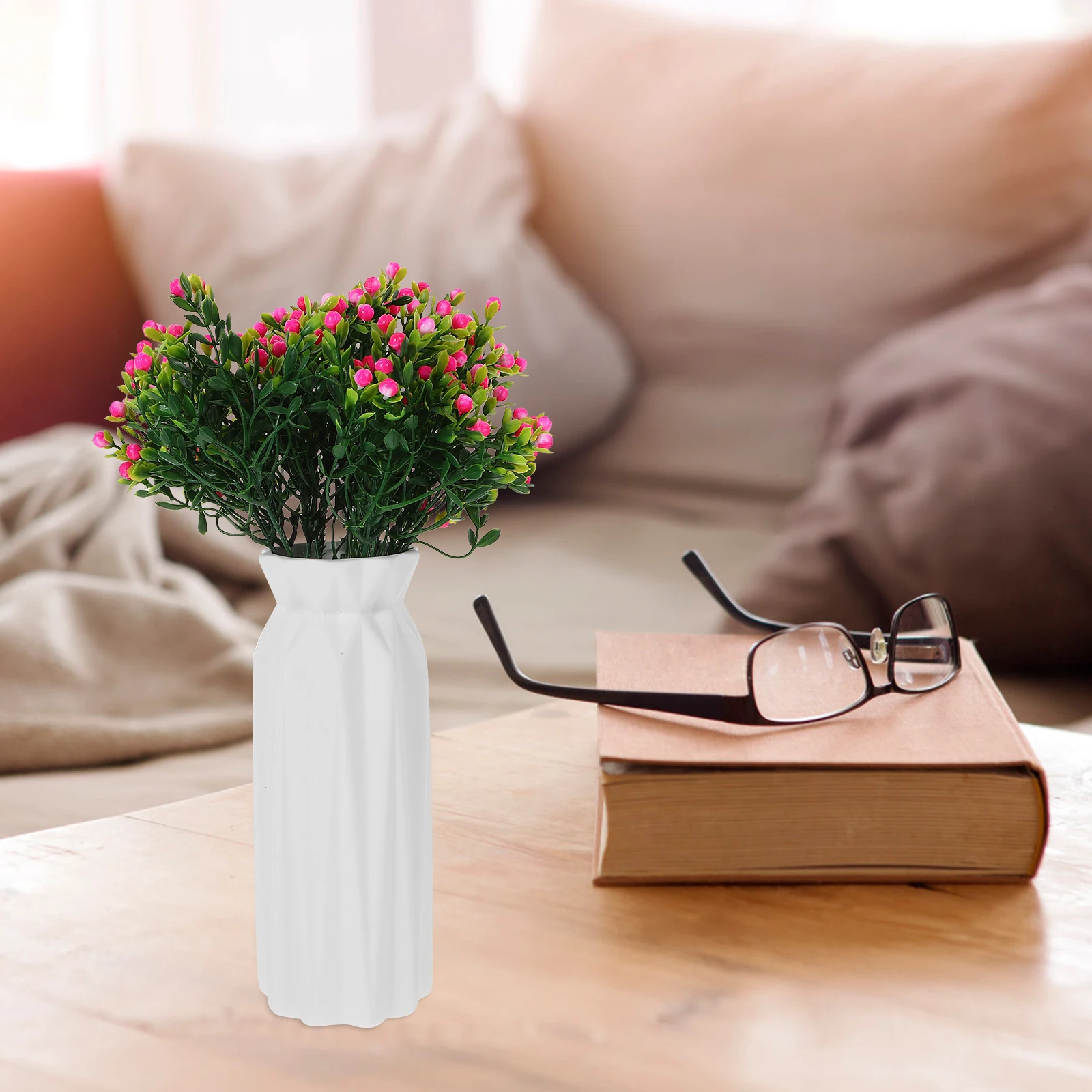 

10Pcs Artificial Baby's Breath Flower Stems Lifelike Fake Flowers Vase Adornment Home Decor Baby's Breath Flower Stems