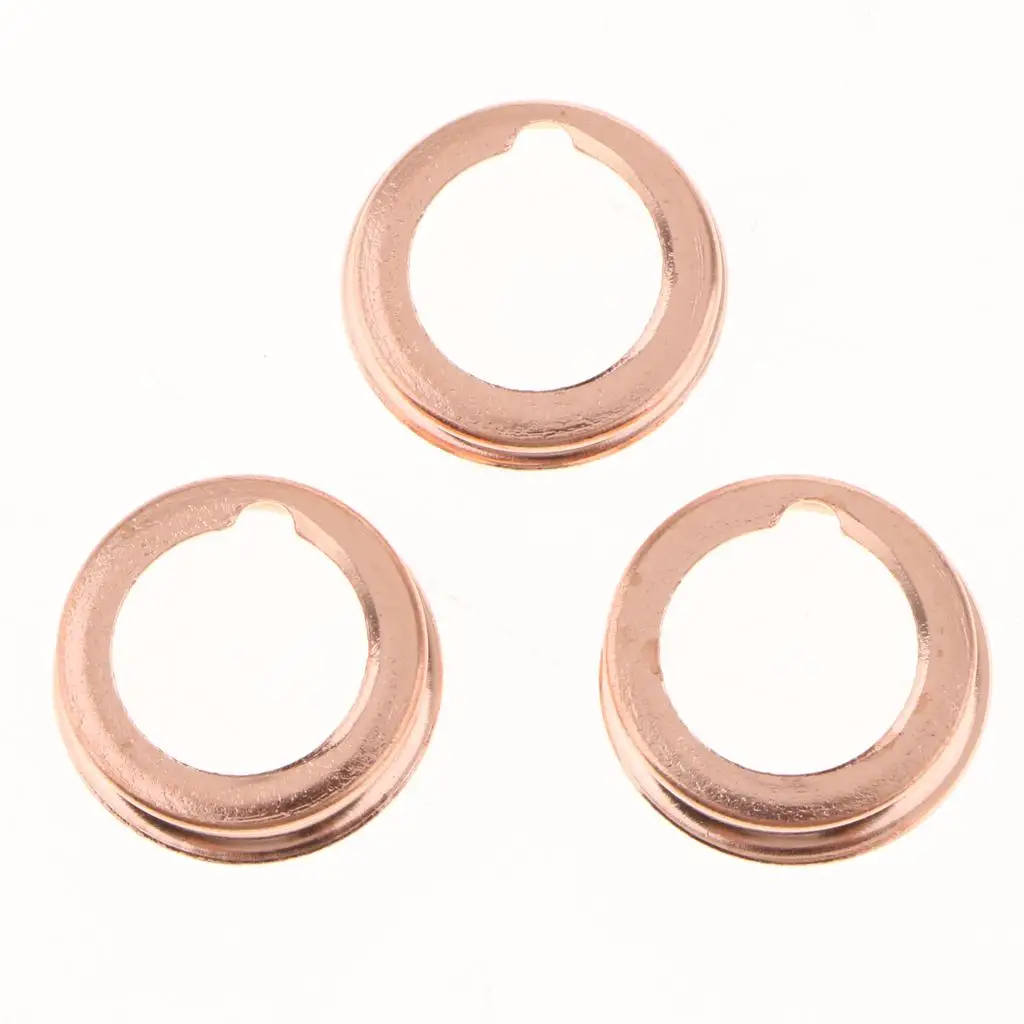 Oil Drain Plug Gaskets Washer Assortment Kit Metal Crush Sealing Rings for Engine Oil Pan Drain Leak Prevention