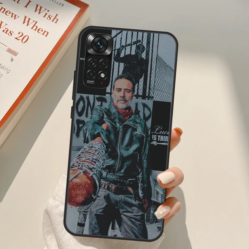 Negan Walking Dead Case For Xiaomi Redmi Note 11 10 Pro 8 9 9S 10S 11S 9A 9C 10A 10C K40 K50 Gaming Cover