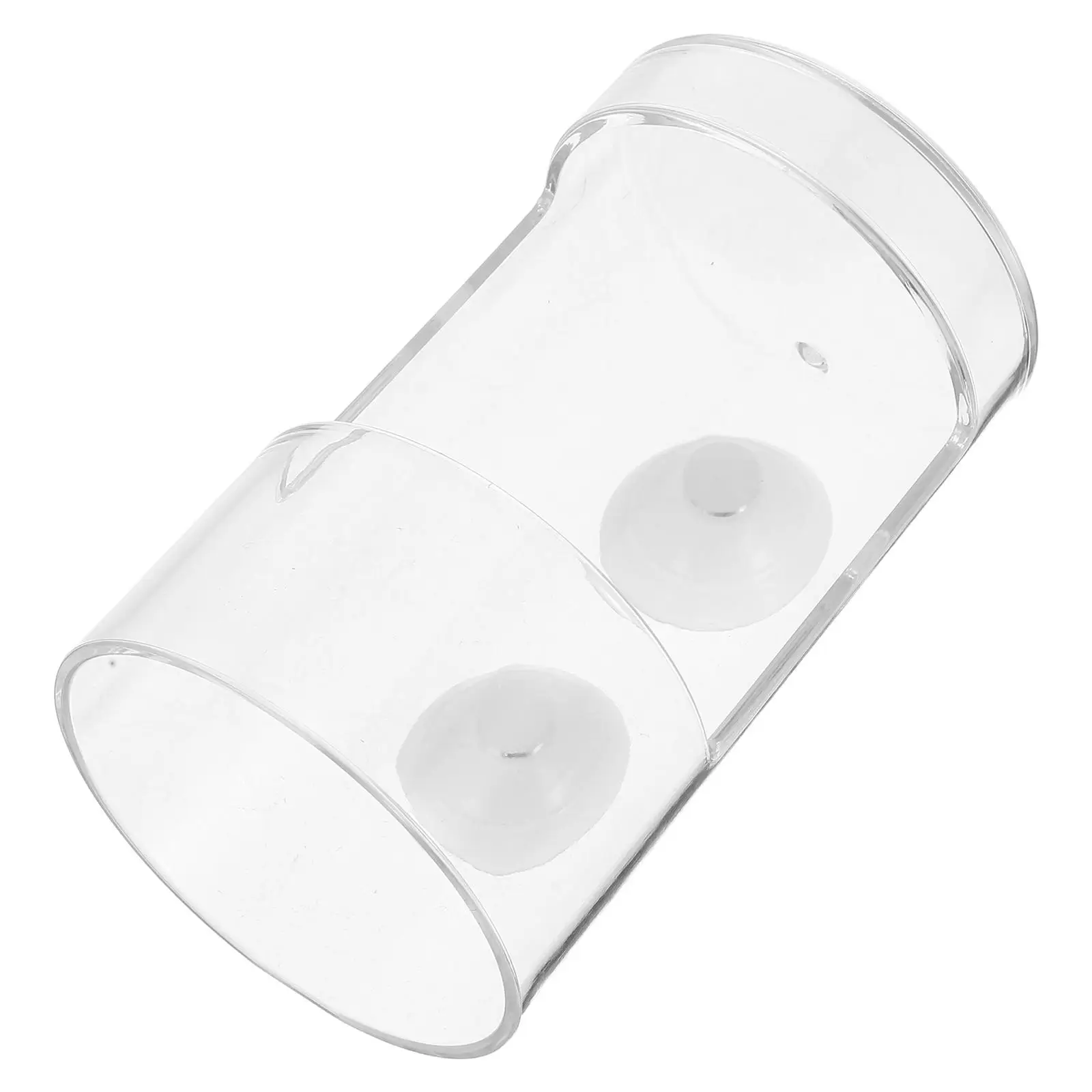 

Fish Tank Feeder Aquarium Cup Food Holder Transparent Suction Cups Shrimp Supplies Large Capacity Floating Feeding Ring Portable