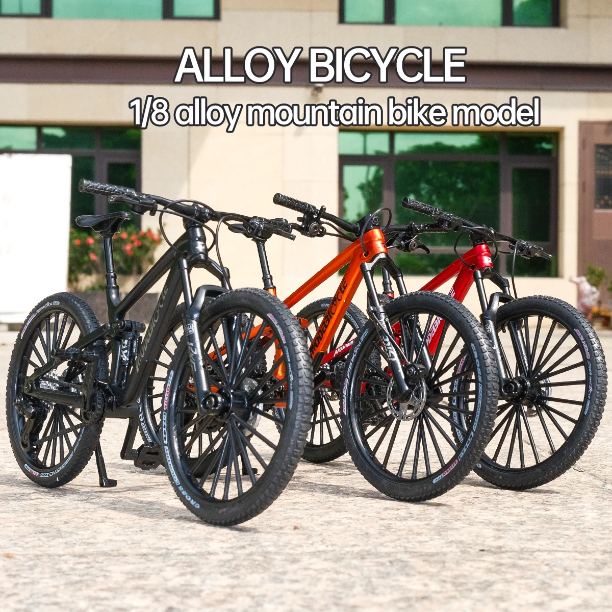1:8 scale alloy road bike model with base is a perfect home decor piece and an ideal anniversary or birthday gift for cycling