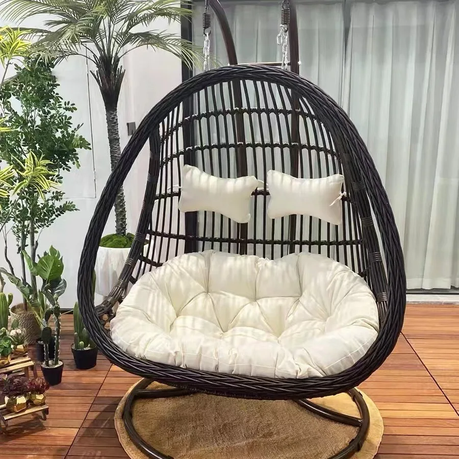Double Mango Hanging Chair Cradle Lounge Chair Indoor Outdoor Balcony Swing Adult Household Hanging Basket Rattan Chair