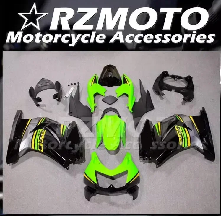 New ABS Motorcycle Fairings Kit Fit For KAWASAKI 250 EX250 2008 2009 2010 2011 2012 08 09 10 11 12 Bodywork Set Green Black