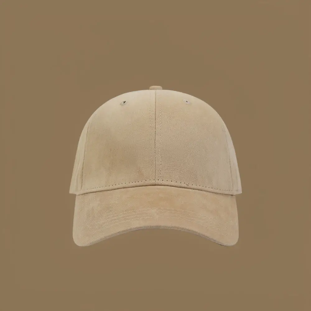Adjustable Baseball Cap Women Sun Hat Korean Style Deepened Fit Breathable Cotton Minimalist Casual Sport Gear