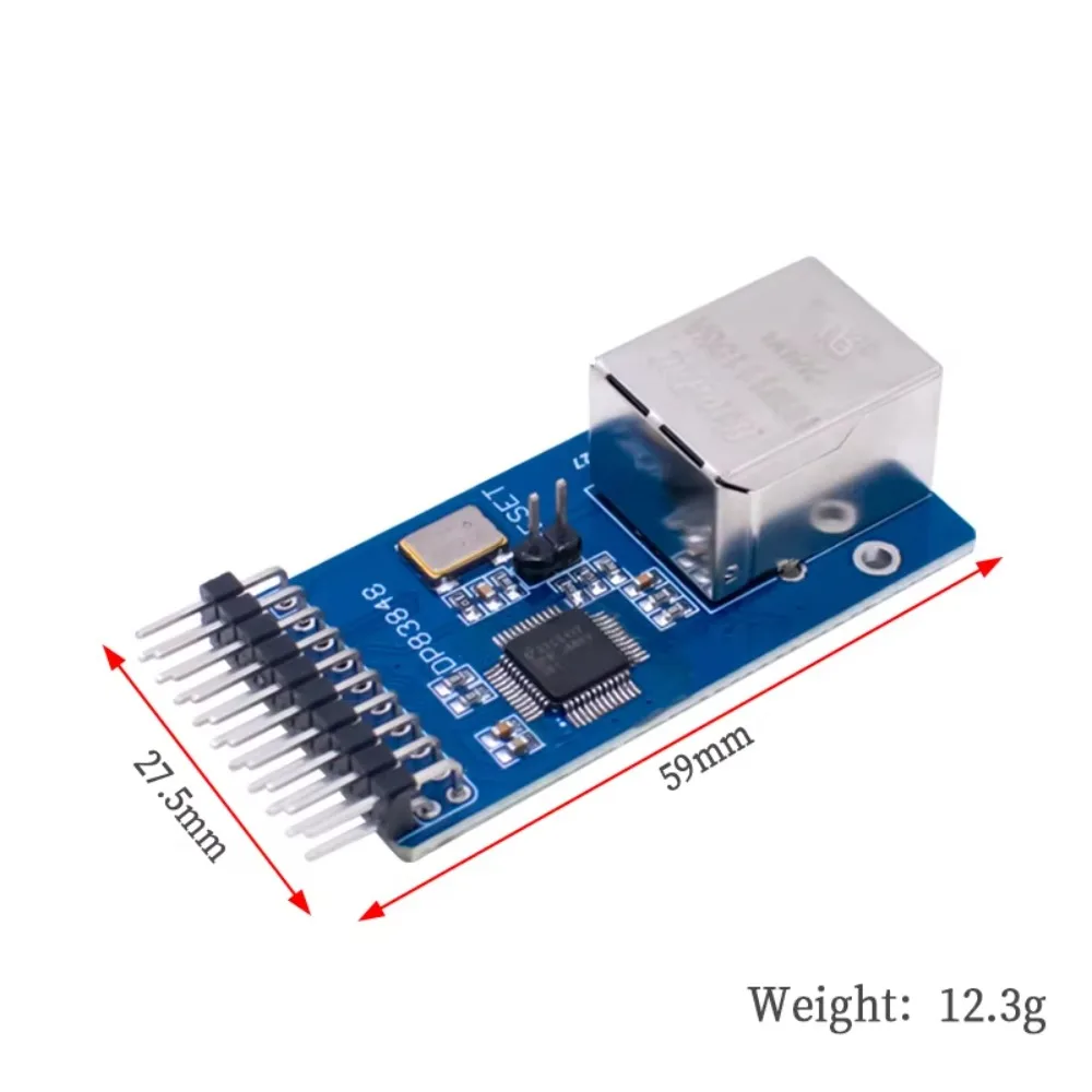 DP83848 Ethernet Network RJ45 Connector Module 10/100 Mb/S Ethernet Physical Transceiver Web Server Module for Arduino