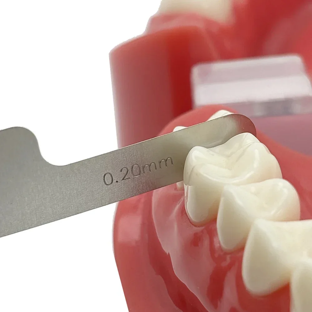 

Dental Interproximal Reduction Gauge Ruler Tooth Gap Measure Reciprocating Ipr System Stainless Steel Orthodontic Tool ﻿