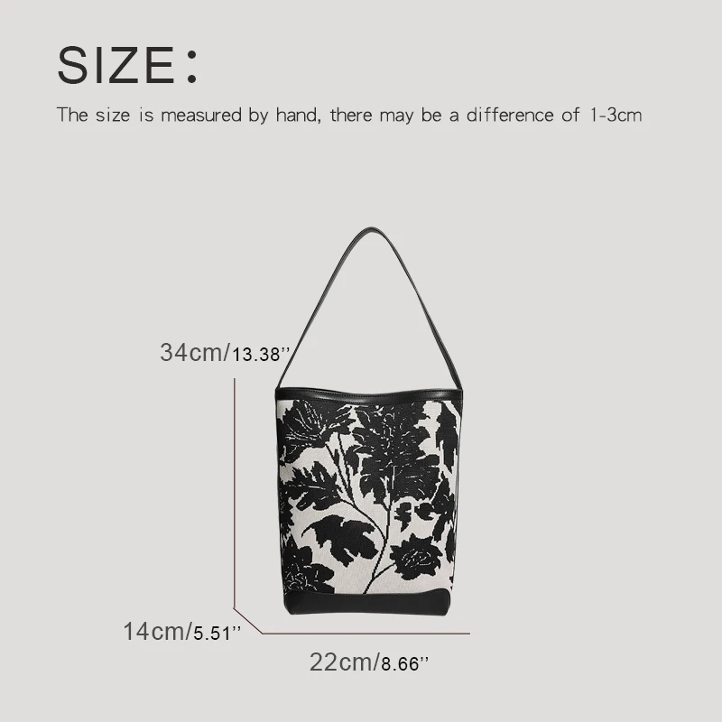 Chinese Style Mesh Bucket Bags For Women Luxury Designer Handbag And Purse 2024 New In Large Capacity With Inner Pocket Shoulder