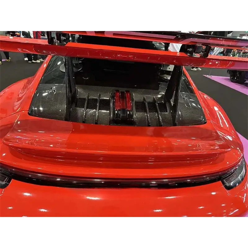 Dry Carbon Fiber Rear Trunk Tail Wing Spoiler For 911 992 Carrera
